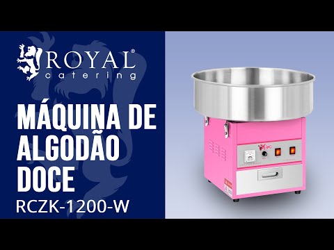 vídeo - Máquina de algodão doce - 52 cm - 1200 W