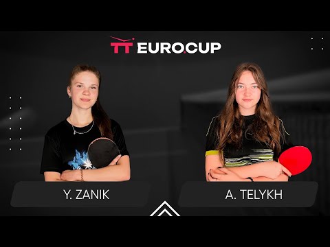 15:55 Yulianna Zanik - Anastasiia Telykh 28.11.2023 TT Euro.Cup Women Ukraine Master. TABLE 3