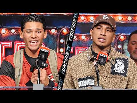 Mario Barrios vs Ryan Garcia - FULL Press Conference & Face Off Video