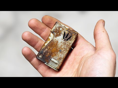 Rare Vintage Lighter Restoration - Clinton Squeeze Lighter