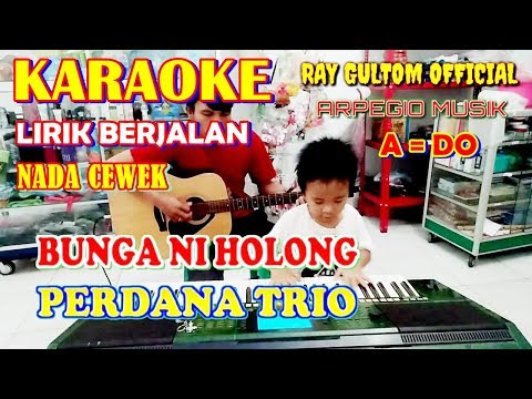 KARAOKE BUNGA NI HOLONG - NADA STANDART CEWEK  A = DO