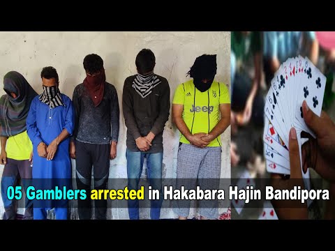 05 Gamblers  arrested in Hakabara Hajin area of Bandipora: Police