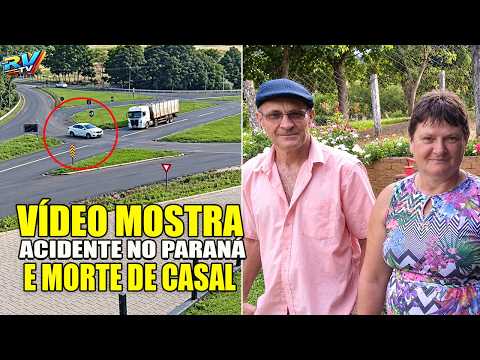 (( VÍDEO MOSTRA )) Acidente grave termina em MORTE DE CASAL em Salto do Lontra no Paraná