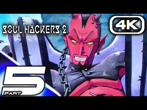SOUL HACKERS 2 Gameplay Walkthrough Part 5 - Azazel & Hozumi Boss Fight (4K 60FPS PS5) No Commentary