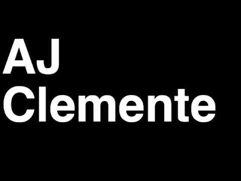 How to Pronounce AJ Clemente TV Anchor Reporter Fired for Swearing on First Day of Work