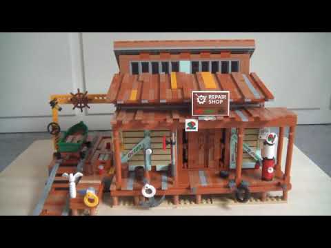 Pangu 12004 "Ship Repair Yard" (Schiffswerft): Kompakt, stabil und schön anzusehen