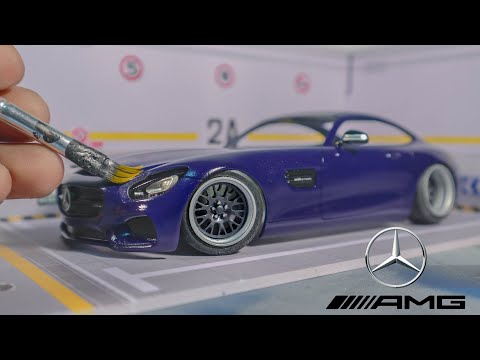 Building the Revell 1/24 Mercedes AMG GT Episode 1