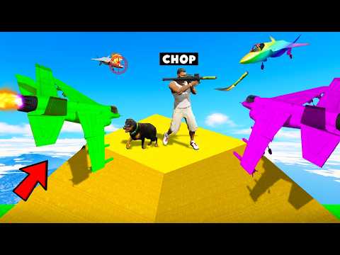 GTA 5 CHOP EVADES INCOMING PLANES AND RPG WITH ALL HIS SKILL