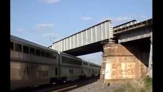 preview picture of video 'Amtrak CALIFORNIA ZEPHYR at Cameron, IL'