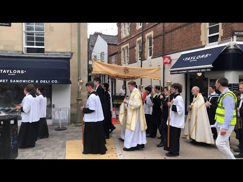 Corpus Christi Procession from the Oxford Oratory to Blackfriars, Oxford, June 22nd 2025