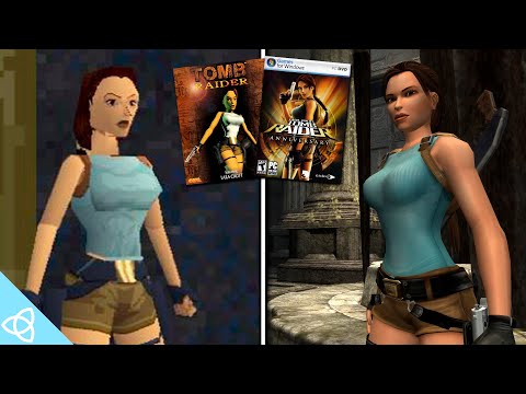 Tomb Raider (1996 Original) vs. Tomb Raider: Anniversary (2007 Remake) | Side by Side