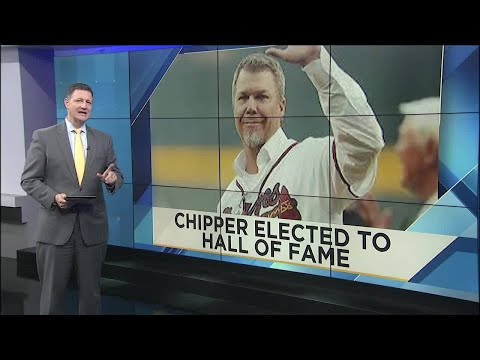Former teammate reacts to Chipper Jones elected to Hall of Fame
