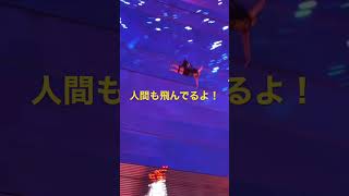 頭上注意！人間も飛んでます💨　ラスベガス/ダウンタウンフレモントストリート🇺🇸 Fremont Street / Las Vegas #Shorts