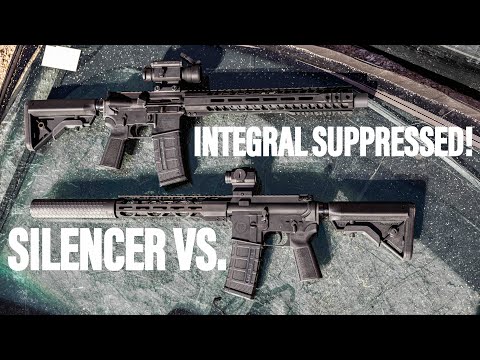 3D Printed Silencer vs Integrally Suppressed Rifle | Radical Firearms Sinter