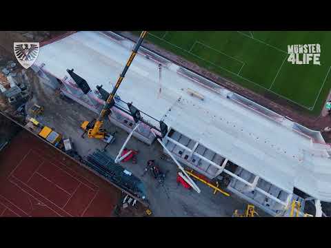Osttribüne LVM #Preußenstadion - FGK - Stand: 11.12.2025 - SC Preußen Münster