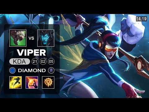 Viper Kalista vs Twitch ADC - EUW Diamond - Patch 14.19 Season 14