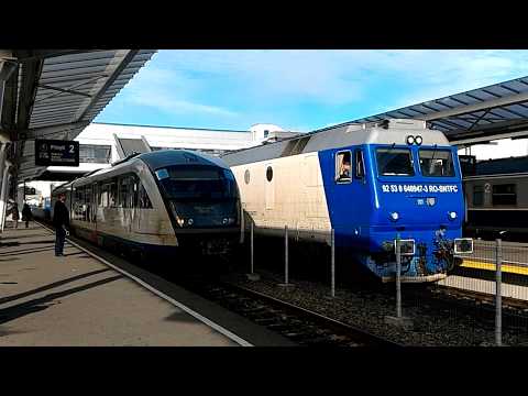 IR 1786 pleaca din gara Pitesti spre Bucuresti Nord