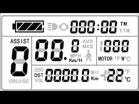 Заводские настройки электровелосипеда через LCD-3 дисплей !!! ПОШАГОВО И ПОДРОБНО !!!