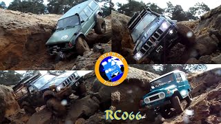 preview picture of video 'Trophy Driving Impressions III - wading through water and mud - J40 Cherokee Defender Hilux - RC 066'