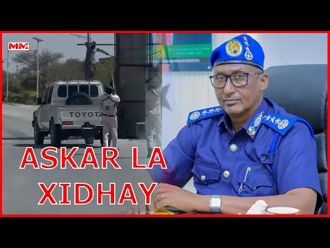 "Labadii askari ee rasasta ka riday madaarka waxa la maray in la xidho" Ciidanka Booliska JSL