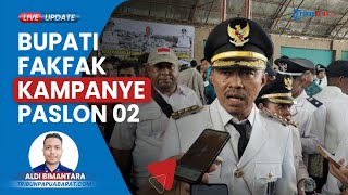 Bupati Untung Tamsil Ajukan Cuti, Turun Gunung Kampanyekan Gerindra dan Prabowo-Gibran di Fakfak