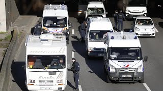 Le “convoi des libertés” est arrivé à Paris, face à un important dispositif policier