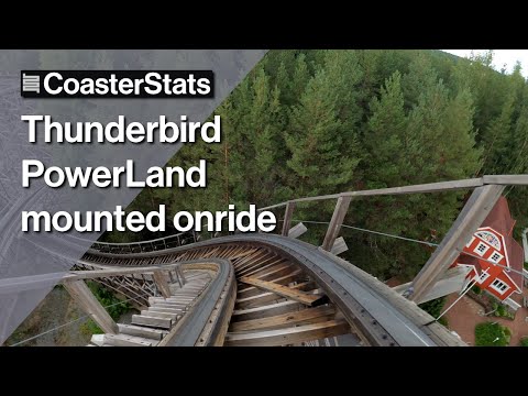Thunderbird onride - Powerland [4K 60FPS]