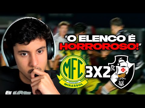RENATO REAGE: MIRASSOL 3 X 2 VASCO | MELHORES MOMENTOS | 18ª RODADA BRASILEIRÃO 2025 | ge.globo