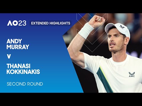 Andy Murray v Thanasi Kokkinakis Extended Highlights | Australian Open 2023 Second Round