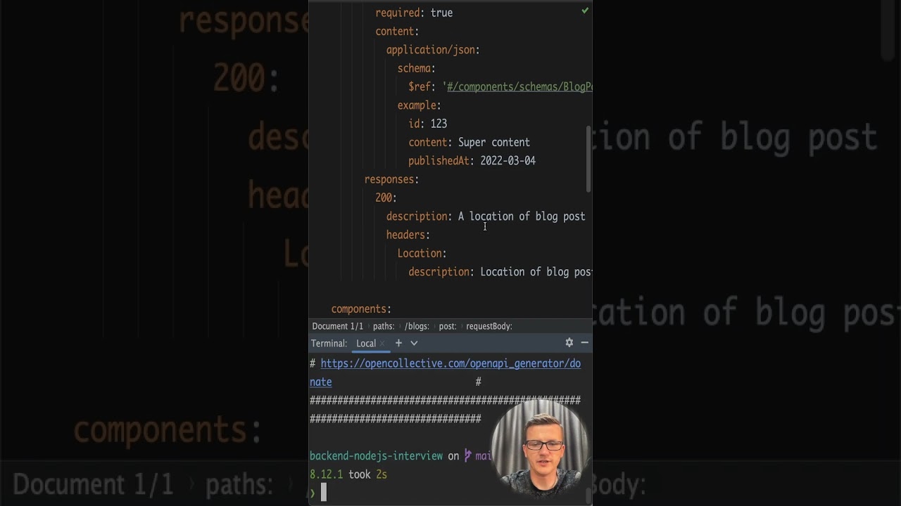 A short tutorial on creating a #REST #api  client with the #openapi  Generator! 🌐🔥