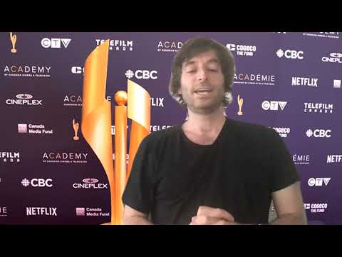 Dan Gladman's Canadian Screen Award acceptance speech