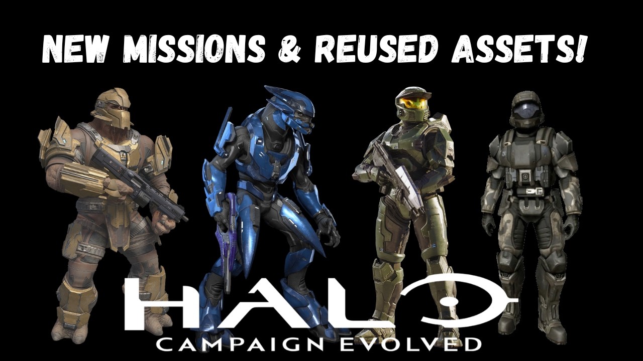 Halo Campaign Evolved Prequel Missions & Reused Assets (Exclusive) - YouTube