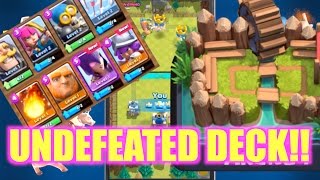 CLASH ROYALE :: UNDEFEATED GIANT + WITCH DECK!! :: GOBLIN STADIUM