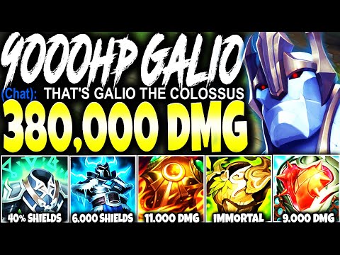 I BROKE EVERY LIMIT ~ 9000+HP GALIO IMMORTAL BUILD WITH 1500HP SHIELDS AND 380.000+ TOTAL DAMAGE 🔥🔥🔥