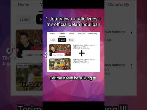 1 Million views Jelan Indu Iban tq gaiss