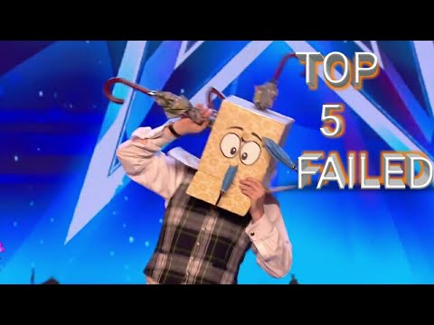 TOP 5 failed audition in britain got talent