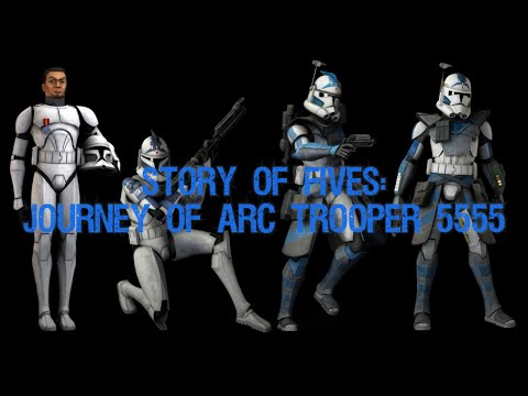 Story of Fives: Journey of Arc Trooper 5555 #starwars #clonewars #clonetrooper #fives #501st 