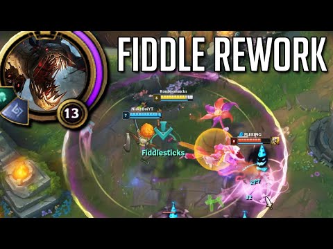 Fiddlesticks but it's the new one that everyone got a jump scare from so now we jump scare in game