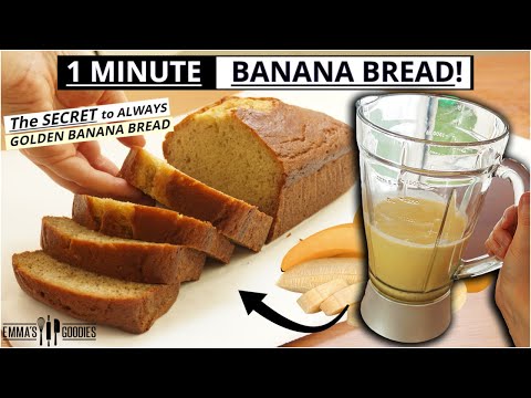 Banana Bread Recipe in a blender!