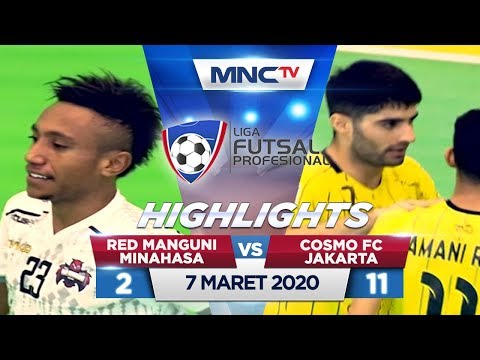 RED MANGUNI MINAHASA VS COSMO FC JAKARTA (FT:2-11) - Highlights Liga Futsal Profesional 2020