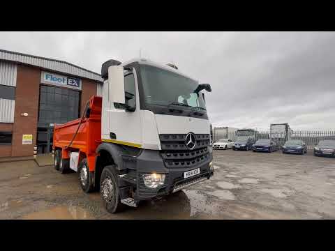 MERCEDES AROCS 3236 *EURO 6* 8X4 STEEL TIPPER 2014 - HX14 XOR