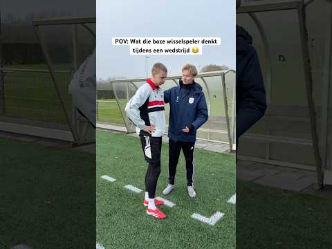 POV: Wat die boze wisselspeler denkt tijdens een wedstrijd 😂