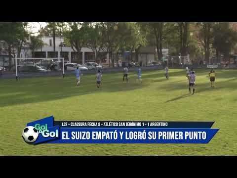 San Jerónimo 1-1 Argentino, 8ª fecha Torneo Clausura 2025 1ª División LCF