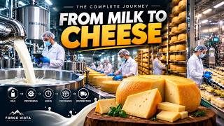 How Cheese Is Made in a Modern Factory | From Milk to Cheese