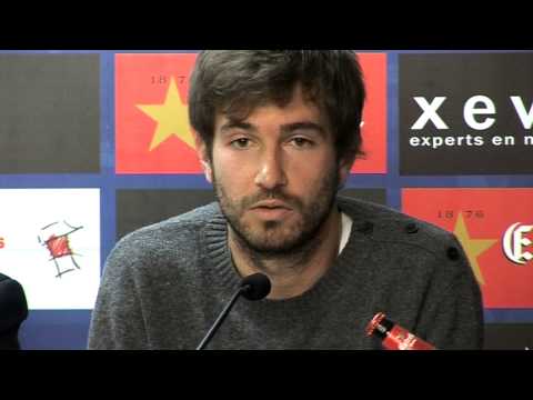 Presentació d'Antonio Longás com a nou jugador arlequinat