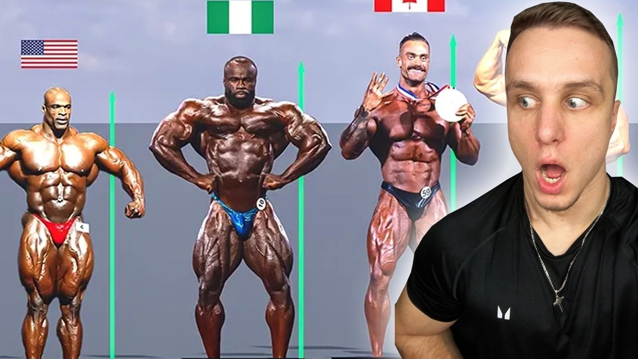 Top Culturistas Del Más Bajo Al Más Alto *escalofriante*
