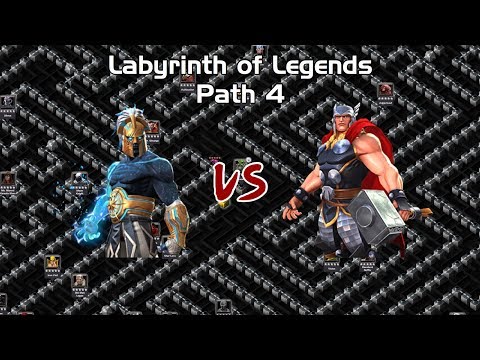 Ægon vs Ex. Thor | Labyrinth of Legends Path 4