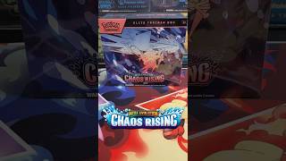 NEW! Chaos Rising ETB opening! #pokemon