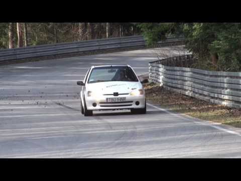 Mostek Jakub - Peugeot 106 - SuperOES 3 Runda  Tor Kielce 25-03-2017