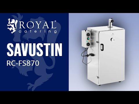 video - Savustin - 105 l - Royal Catering - 4 tasoa